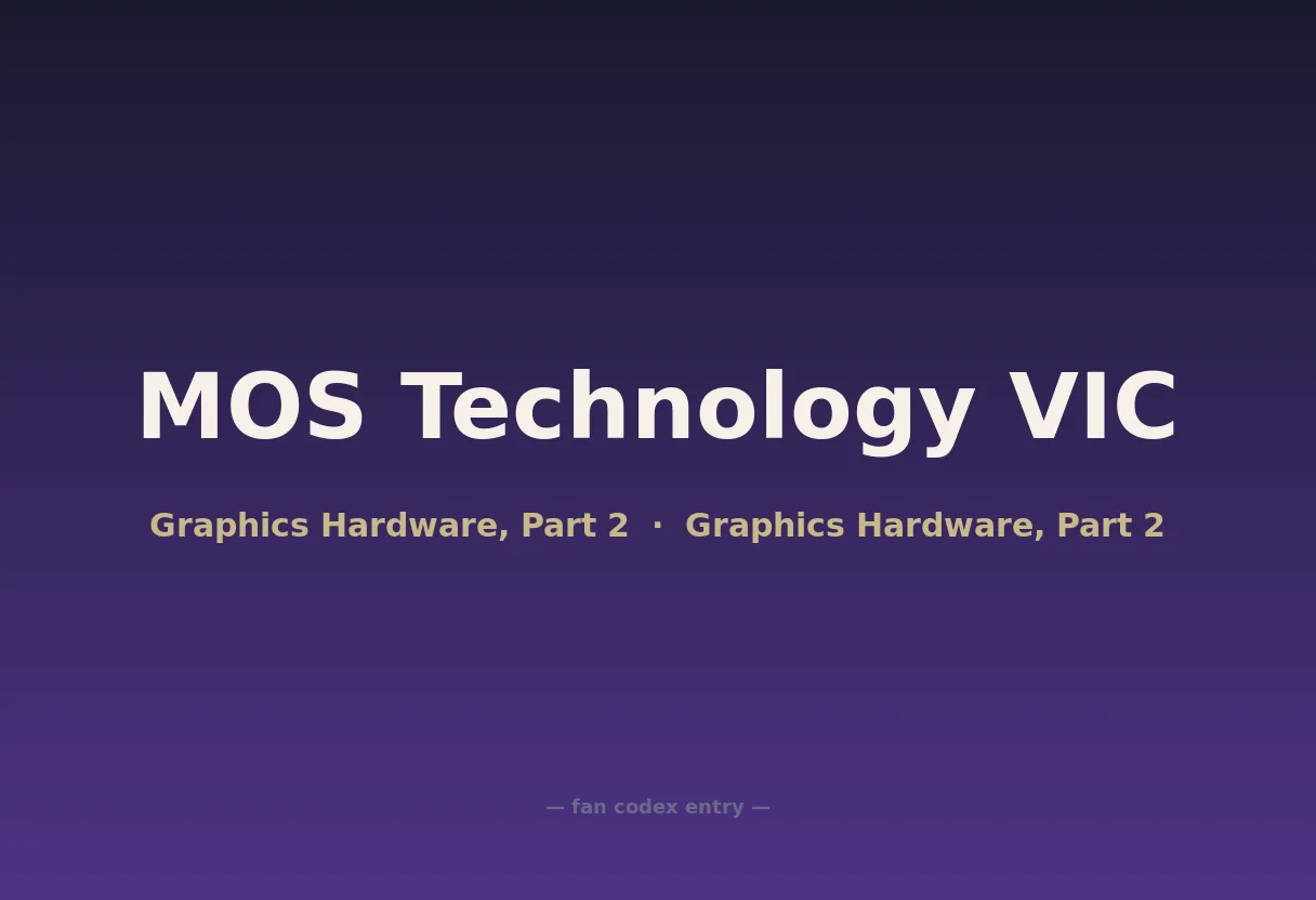 MOS Technology VIC