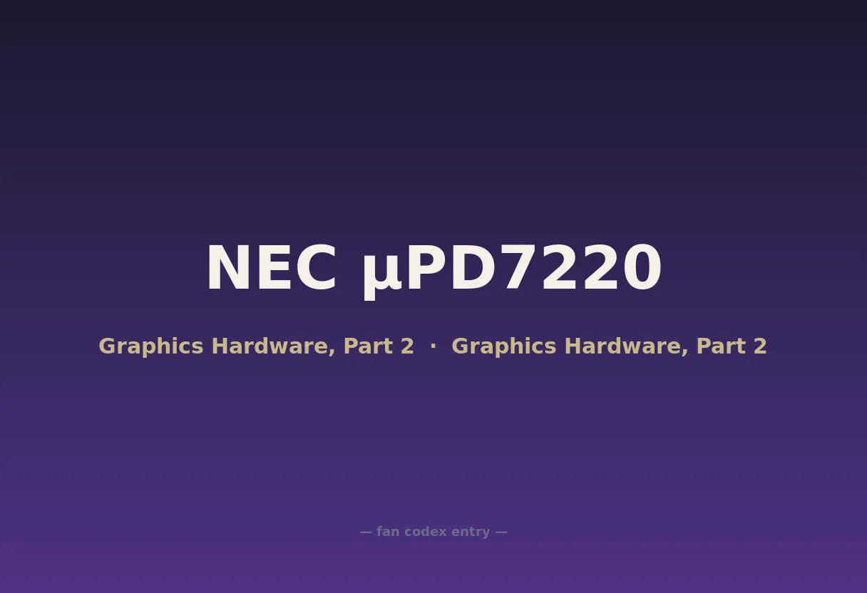 NEC μPD7220