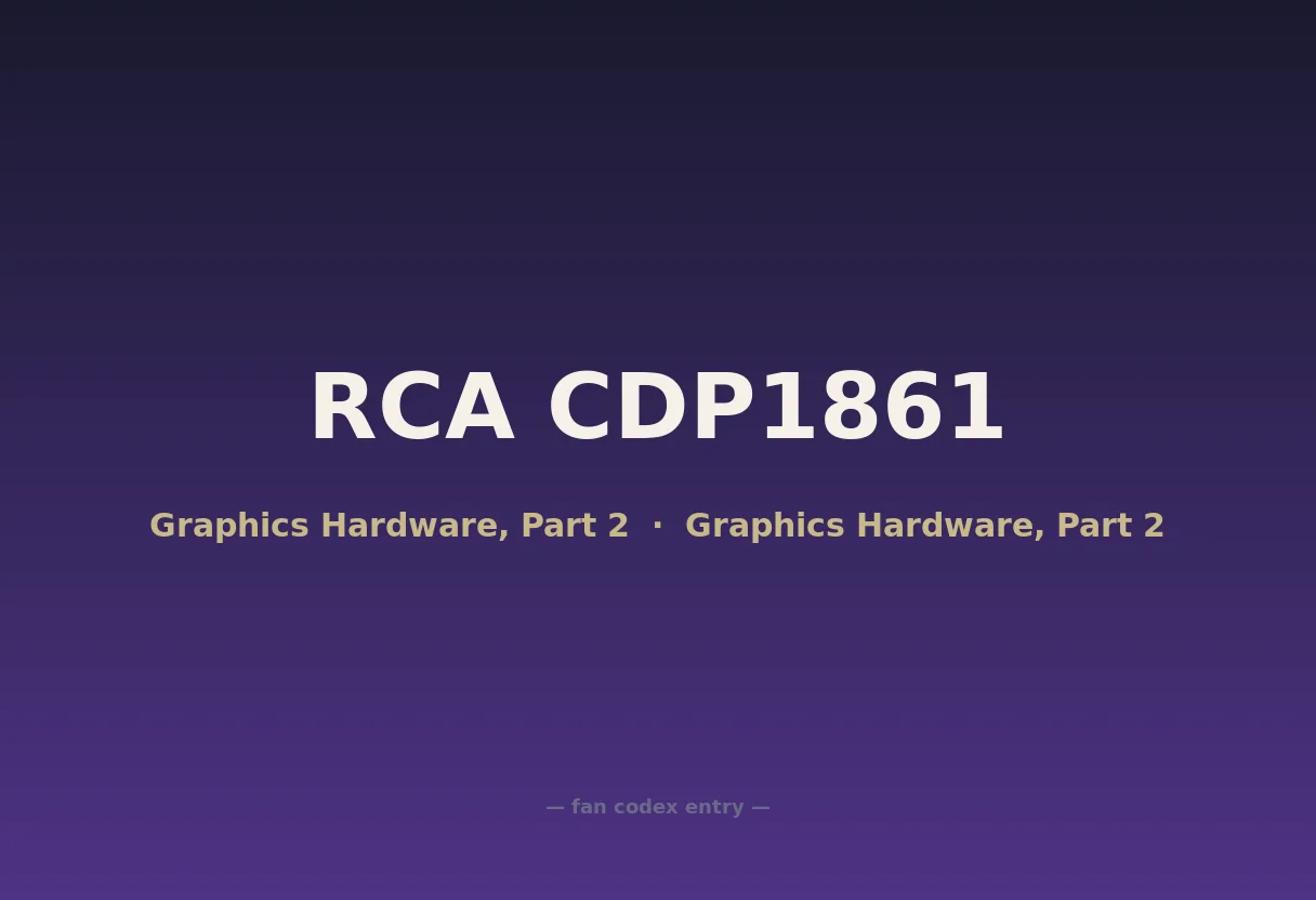 RCA CDP1861