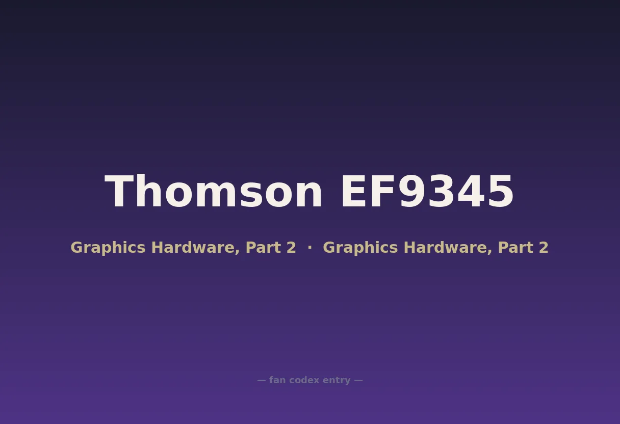 Thomson EF9345