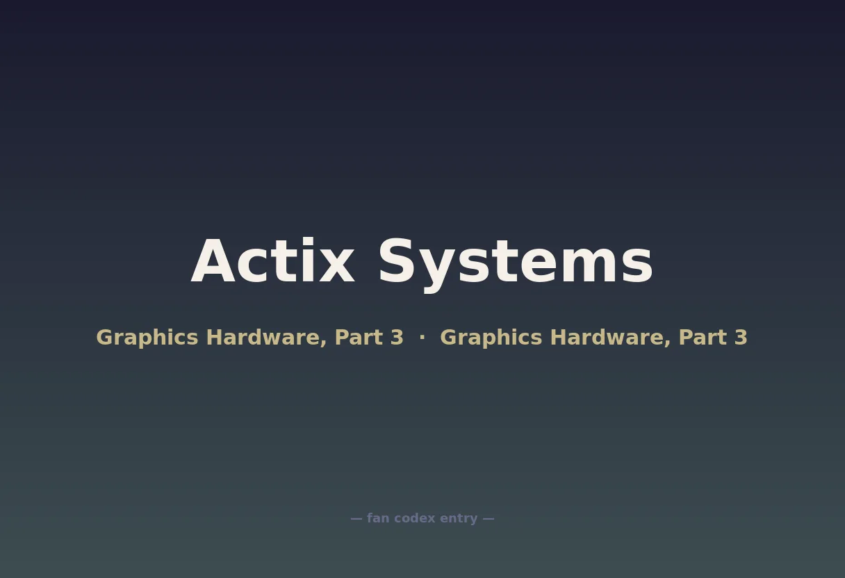 Actix Systems