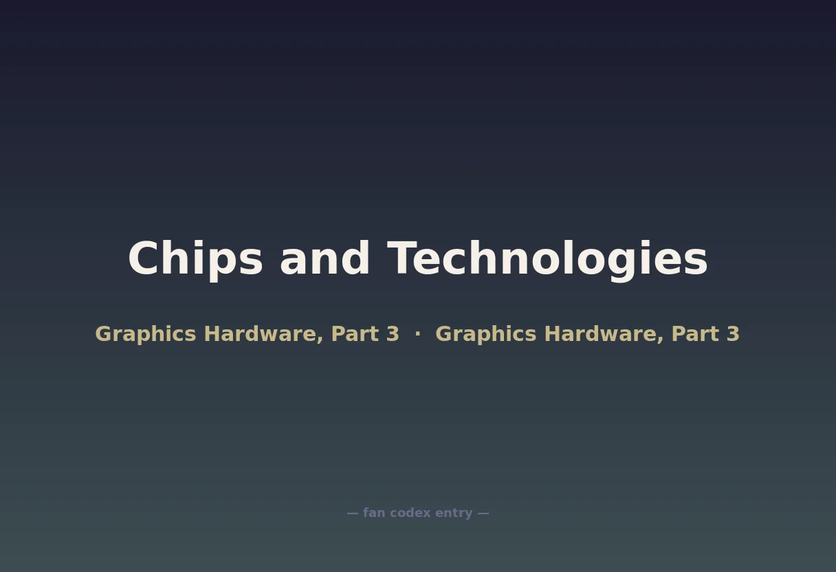 Chips and Technologies