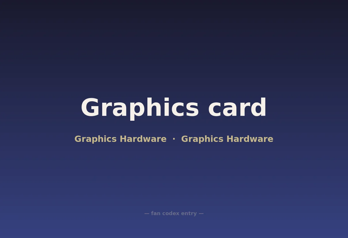 Graphics card