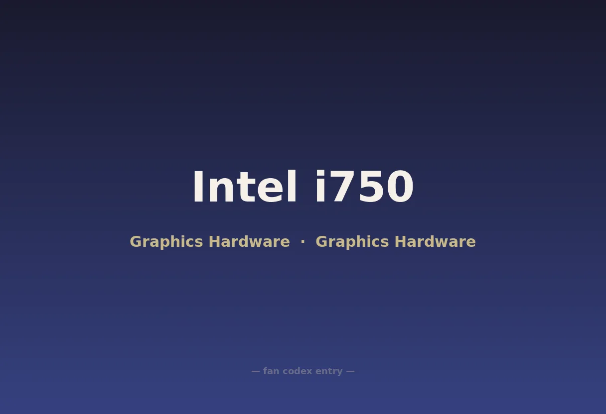 Intel i750