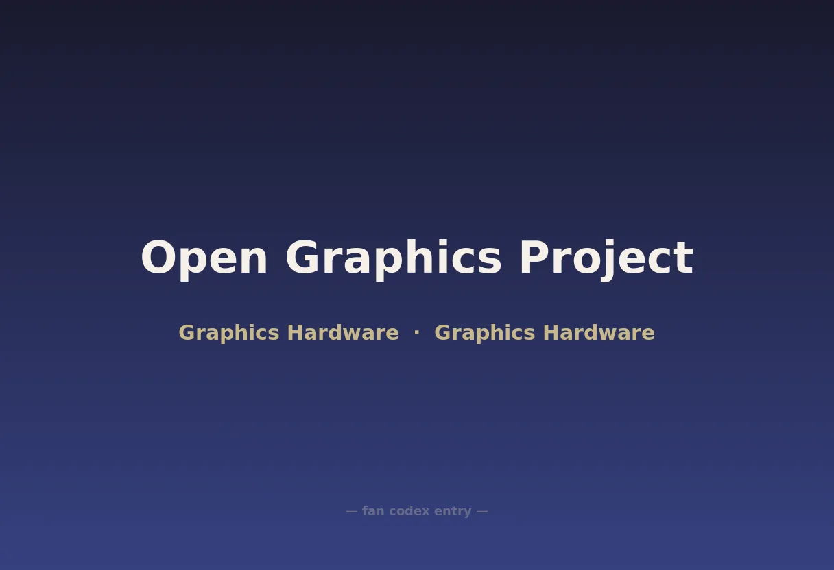 Open Graphics Project