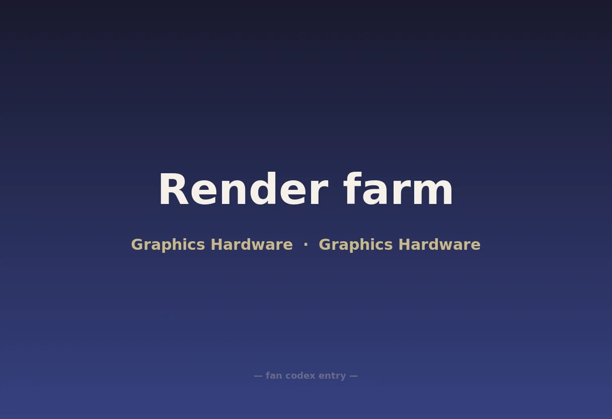 Render farm