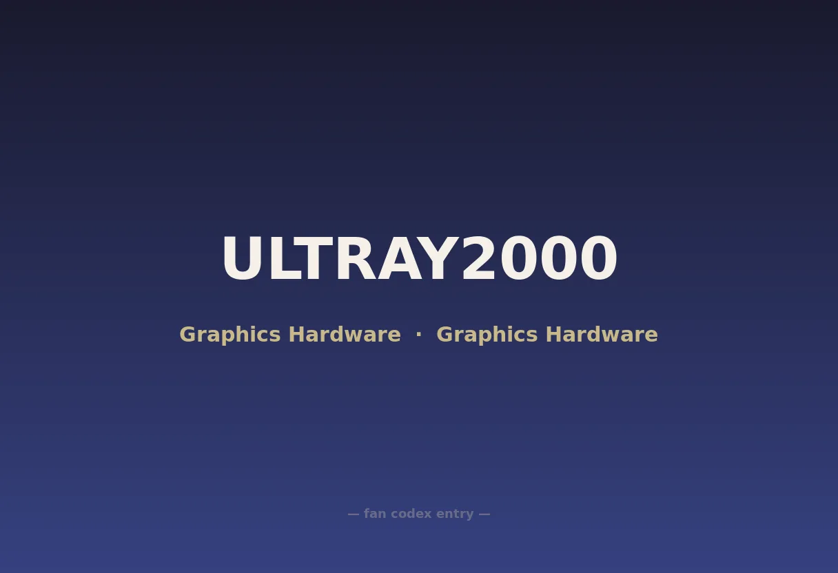 ULTRAY2000
