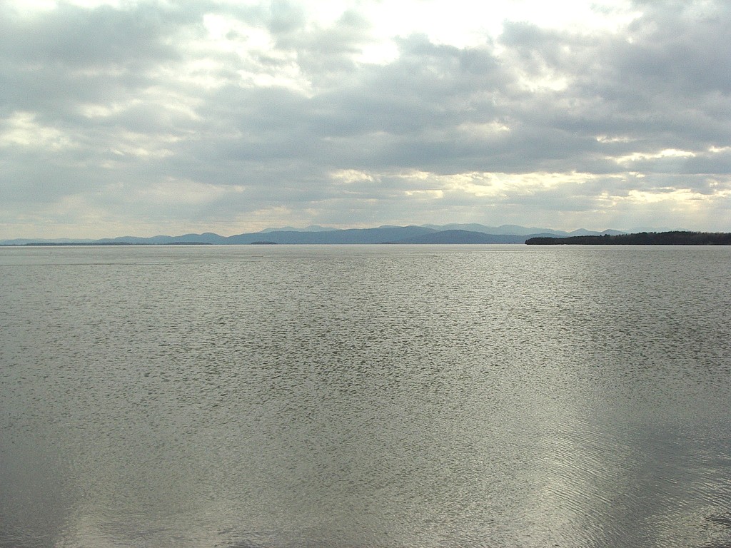 Blick auf den Lake Champlain Vermont