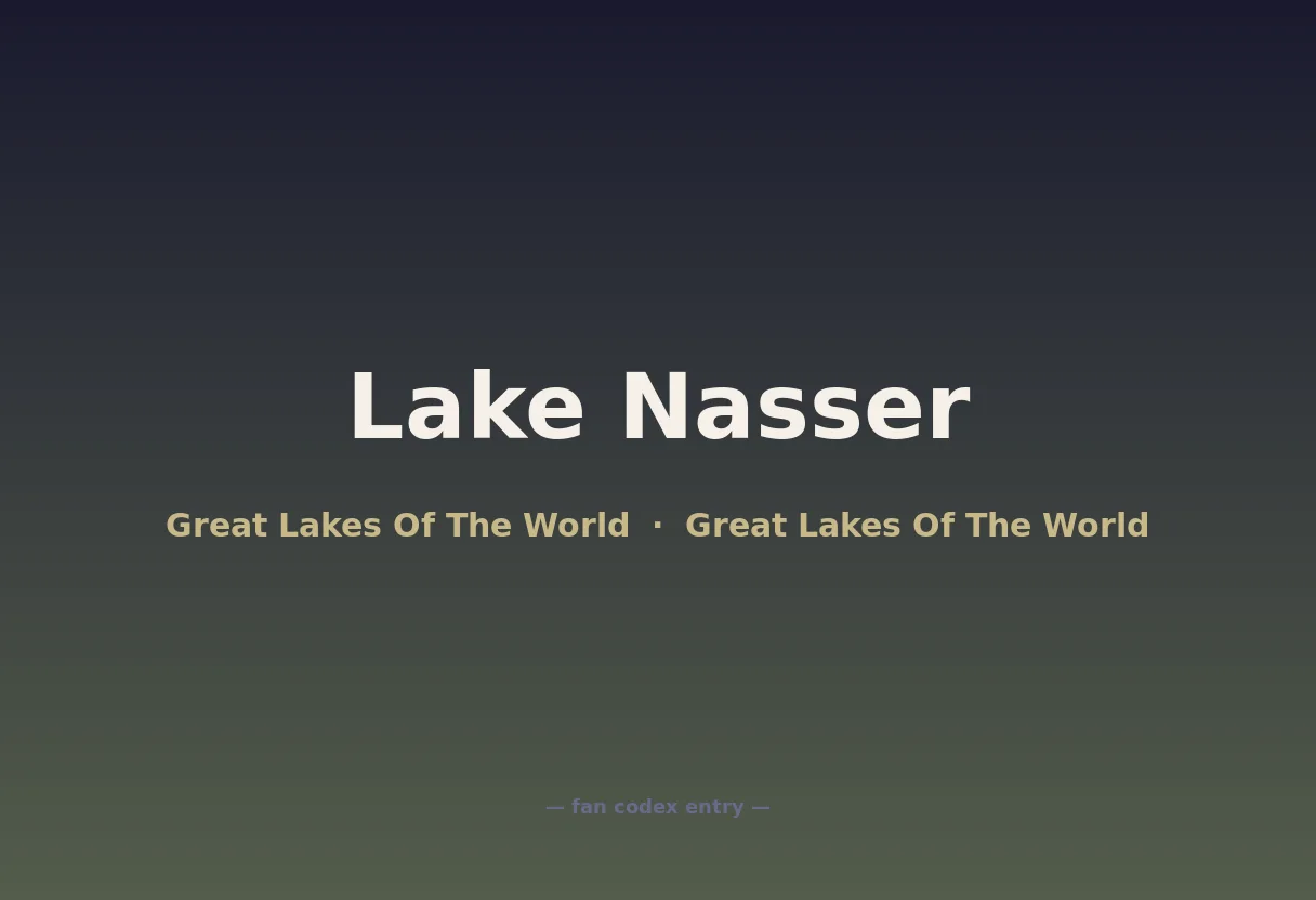 Lake Nasser