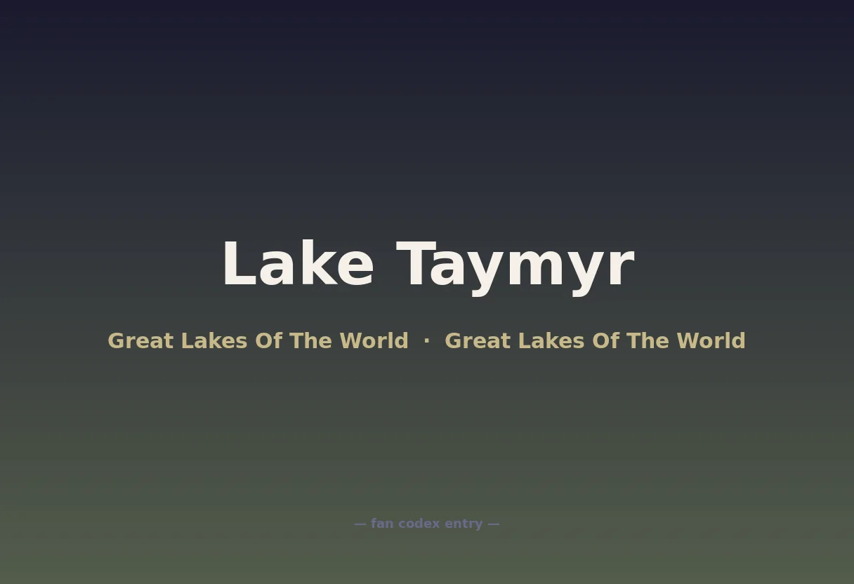 Lake Taymyr