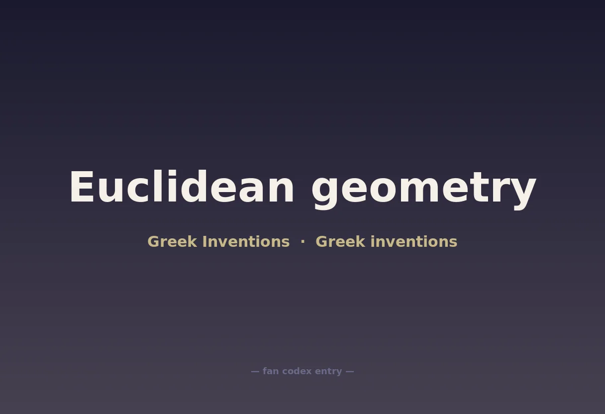 Euclidean geometry