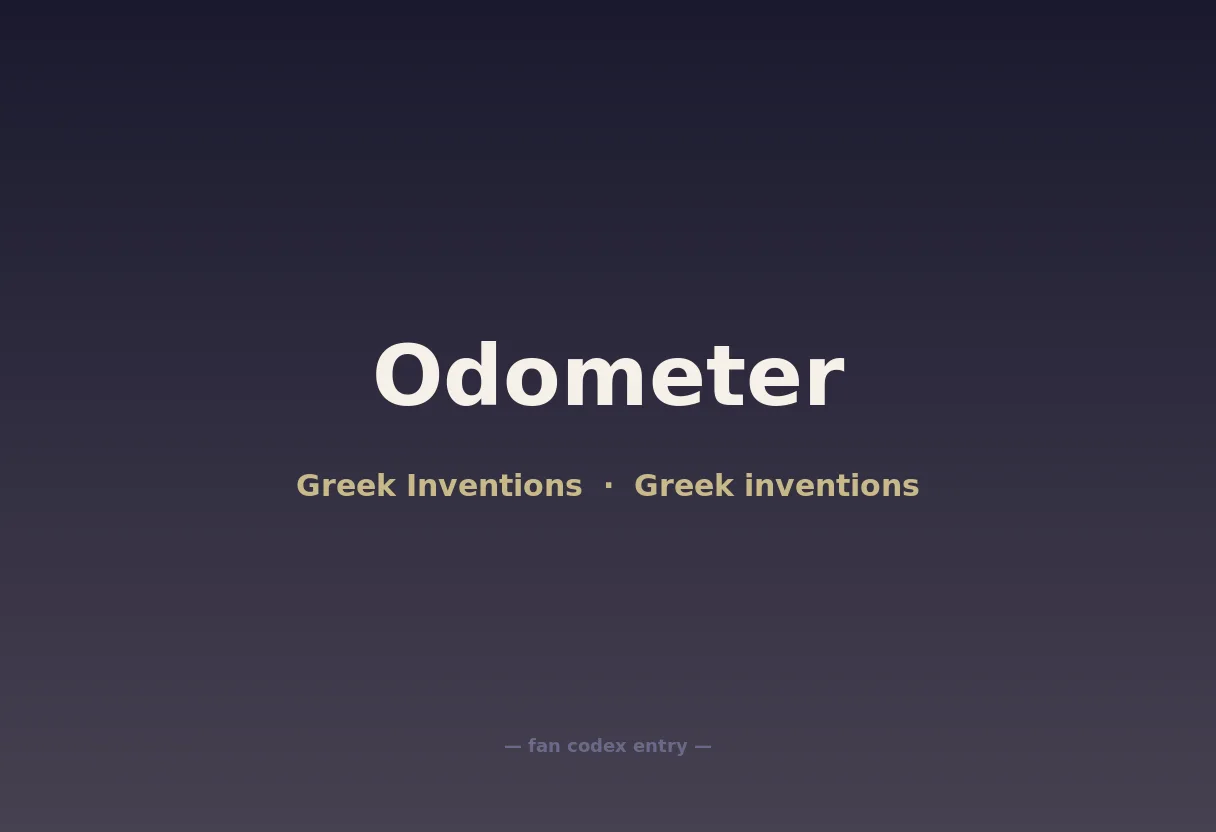 Odometer