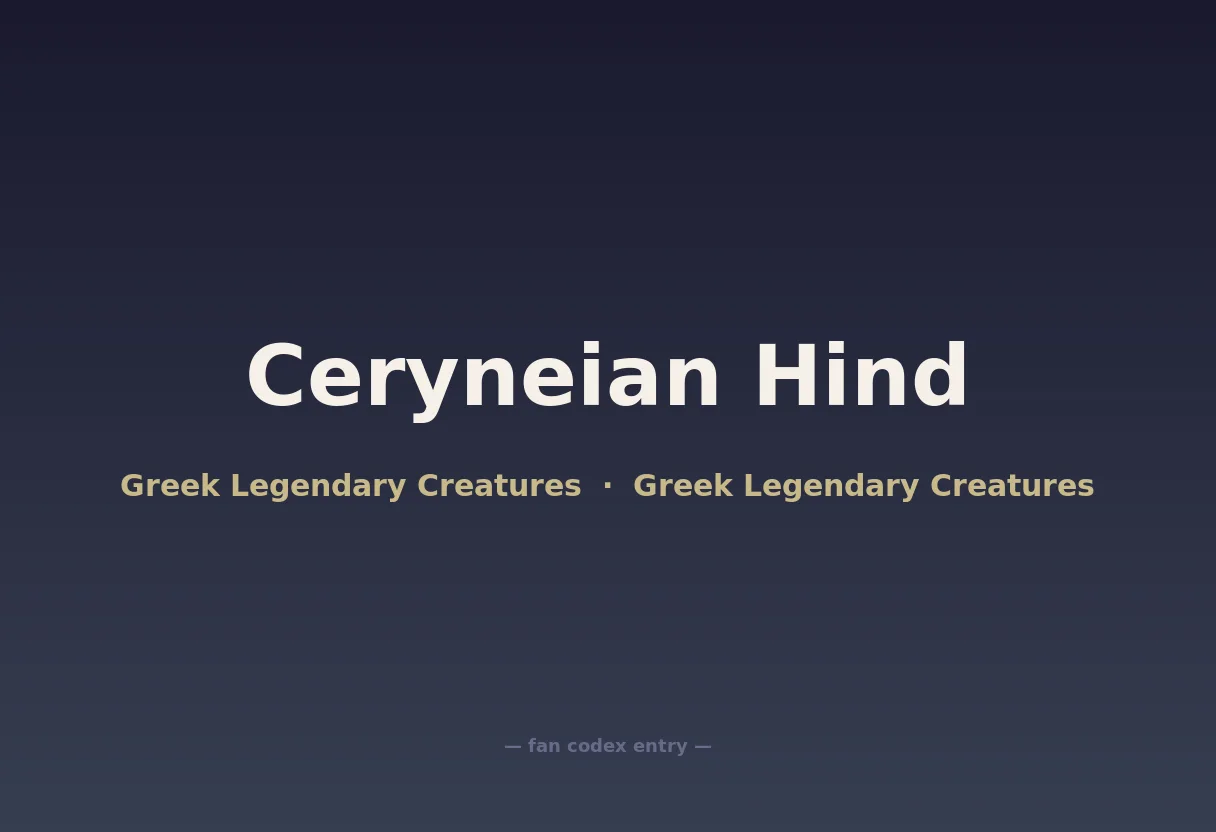 Ceryneian Hind