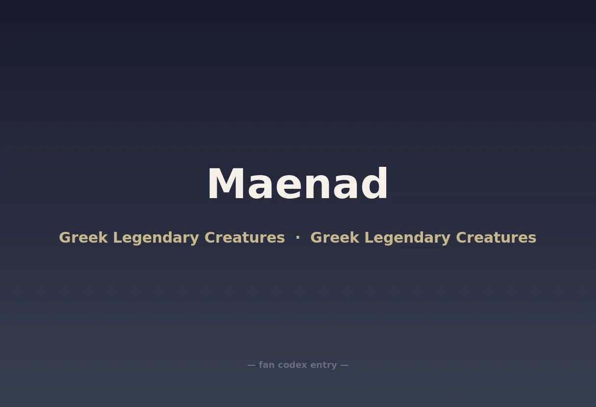 Maenad