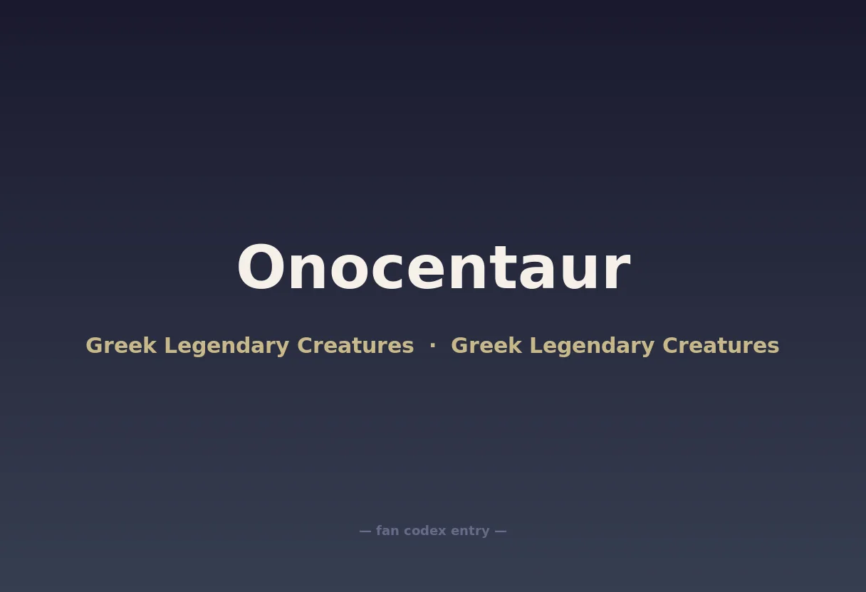Onocentaur