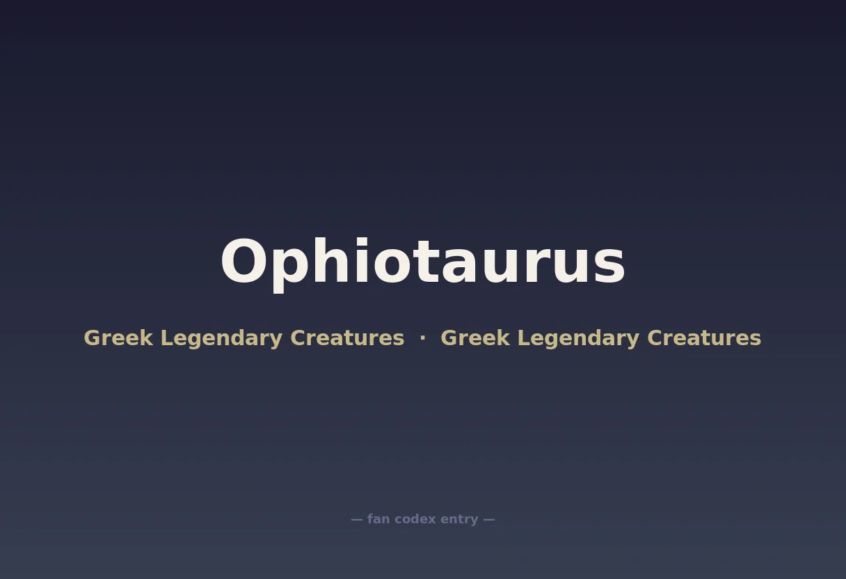 Ophiotaurus