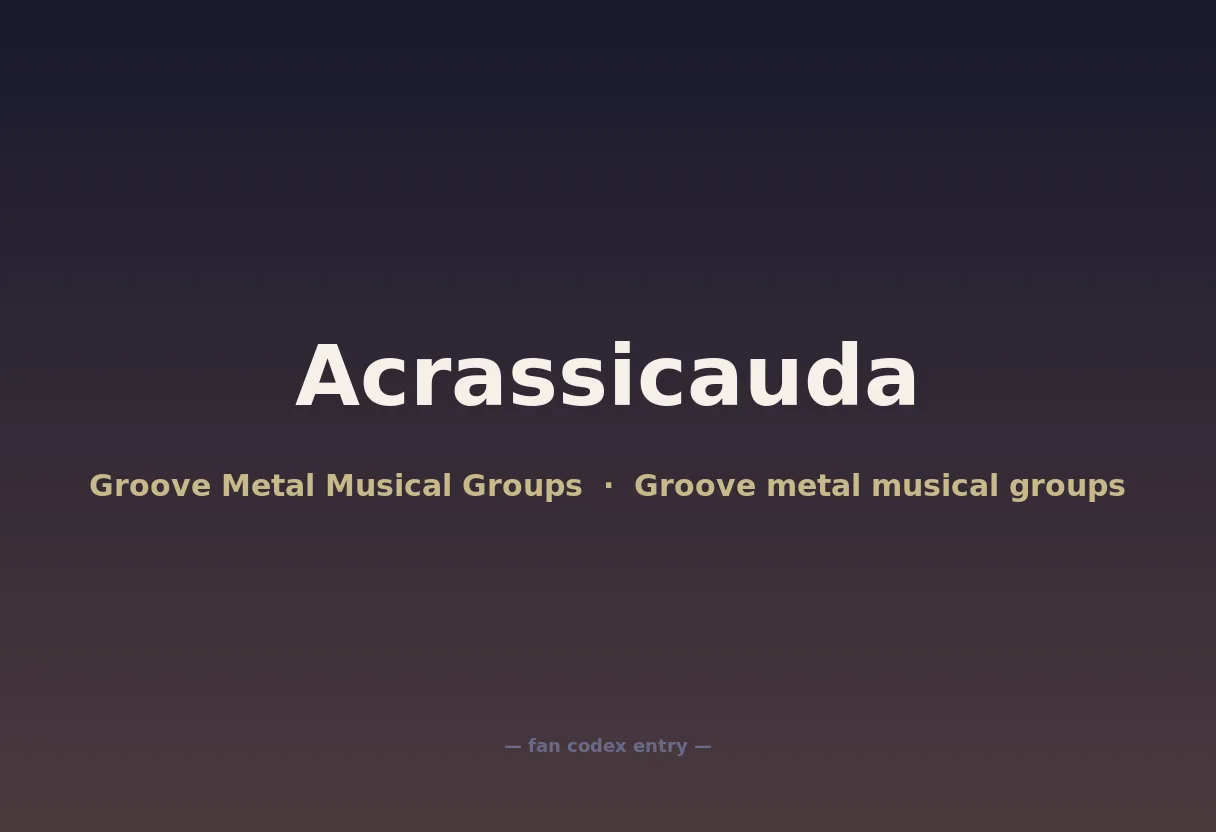 Acrassicauda