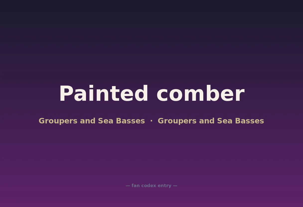 Painted comber