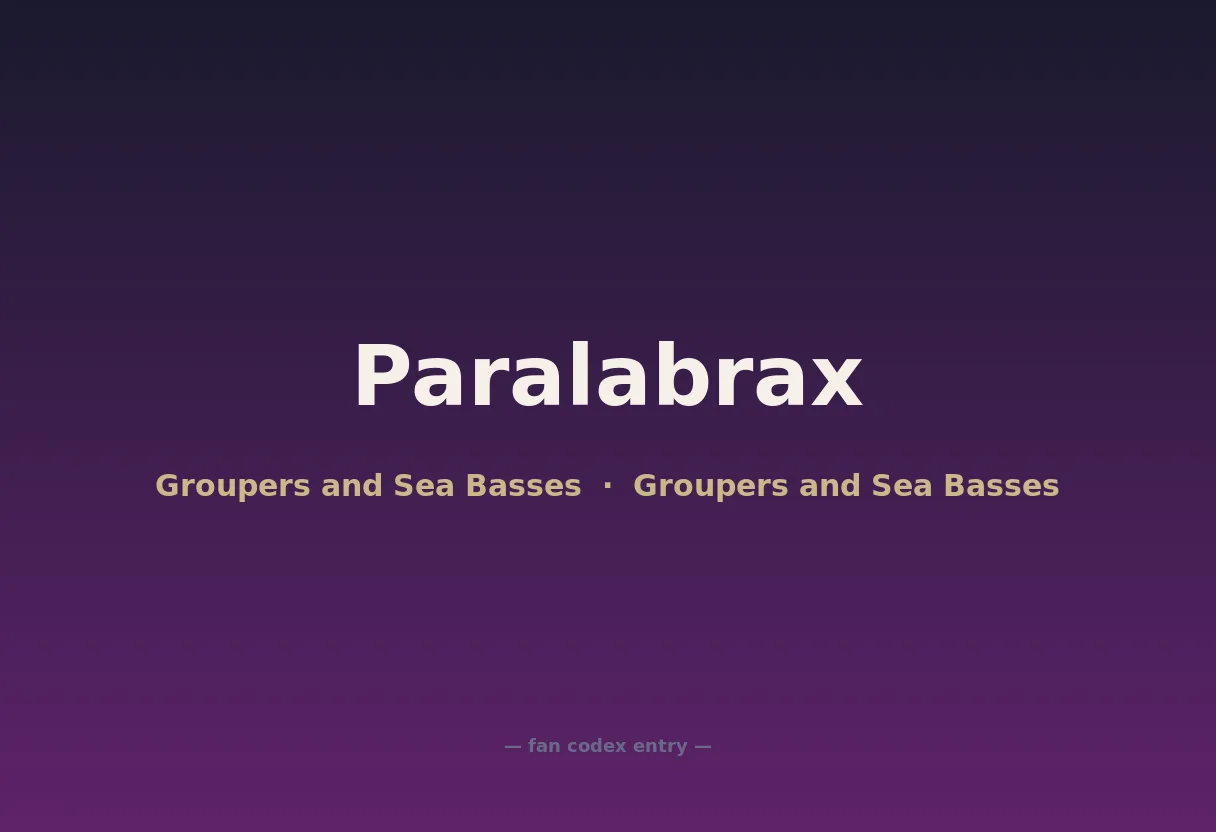 Paralabrax