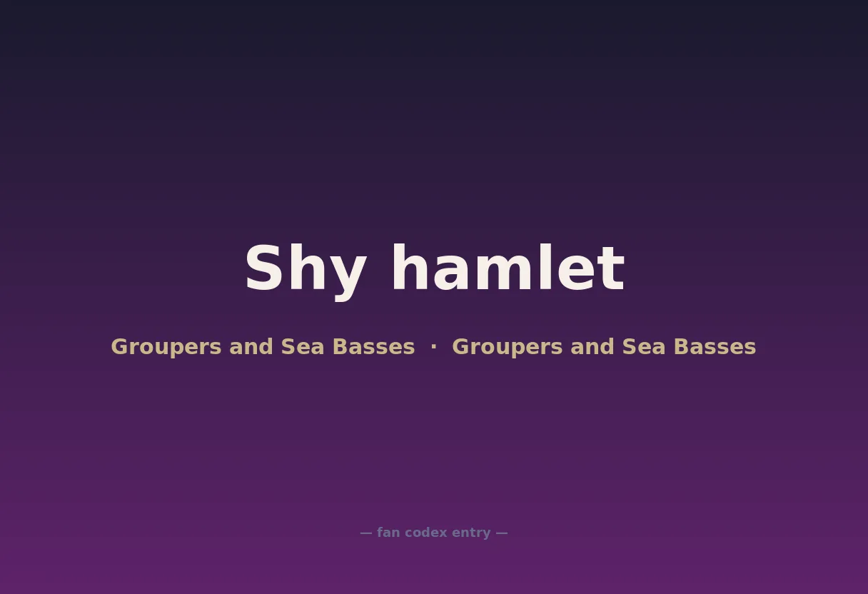 Shy hamlet