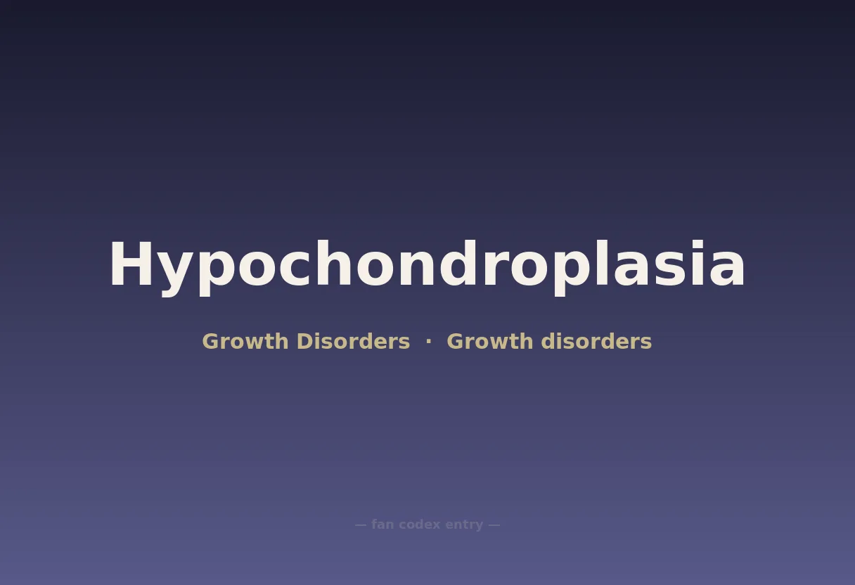 Hypochondroplasia