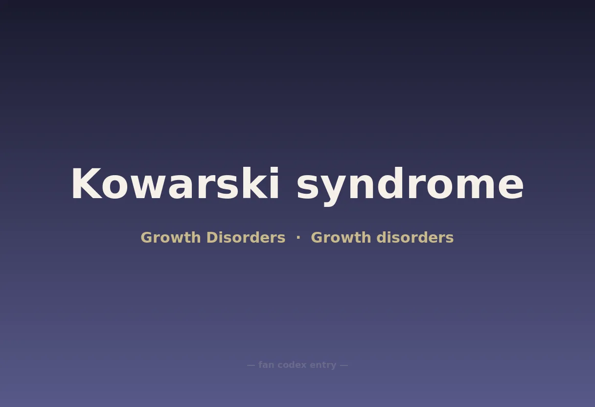 Kowarski syndrome