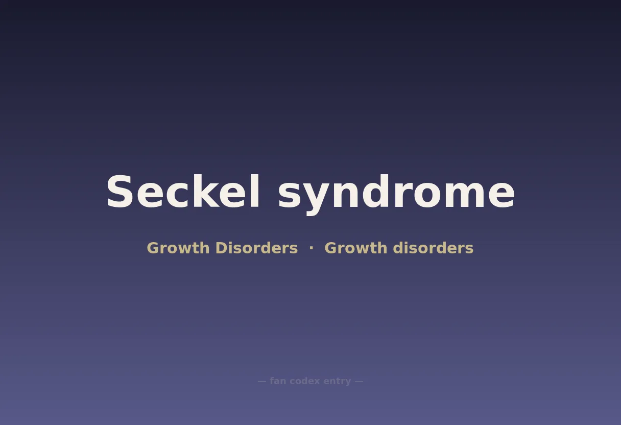 Seckel syndrome