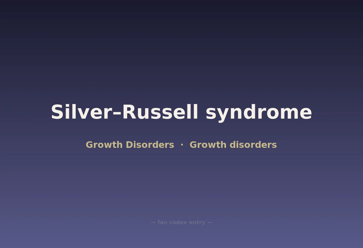 Silver–Russell syndrome