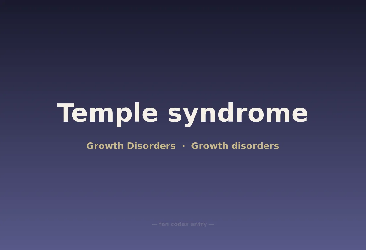 Temple syndrome