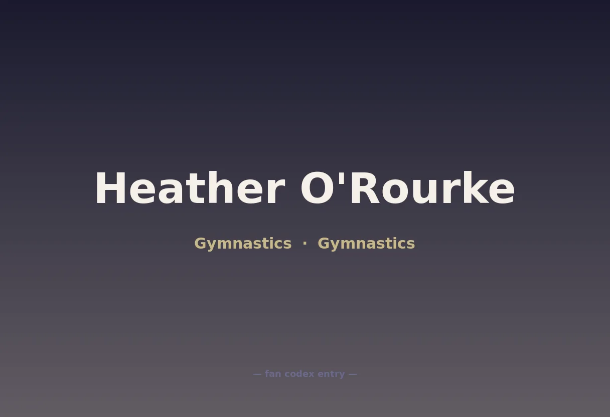 Heather O'Rourke