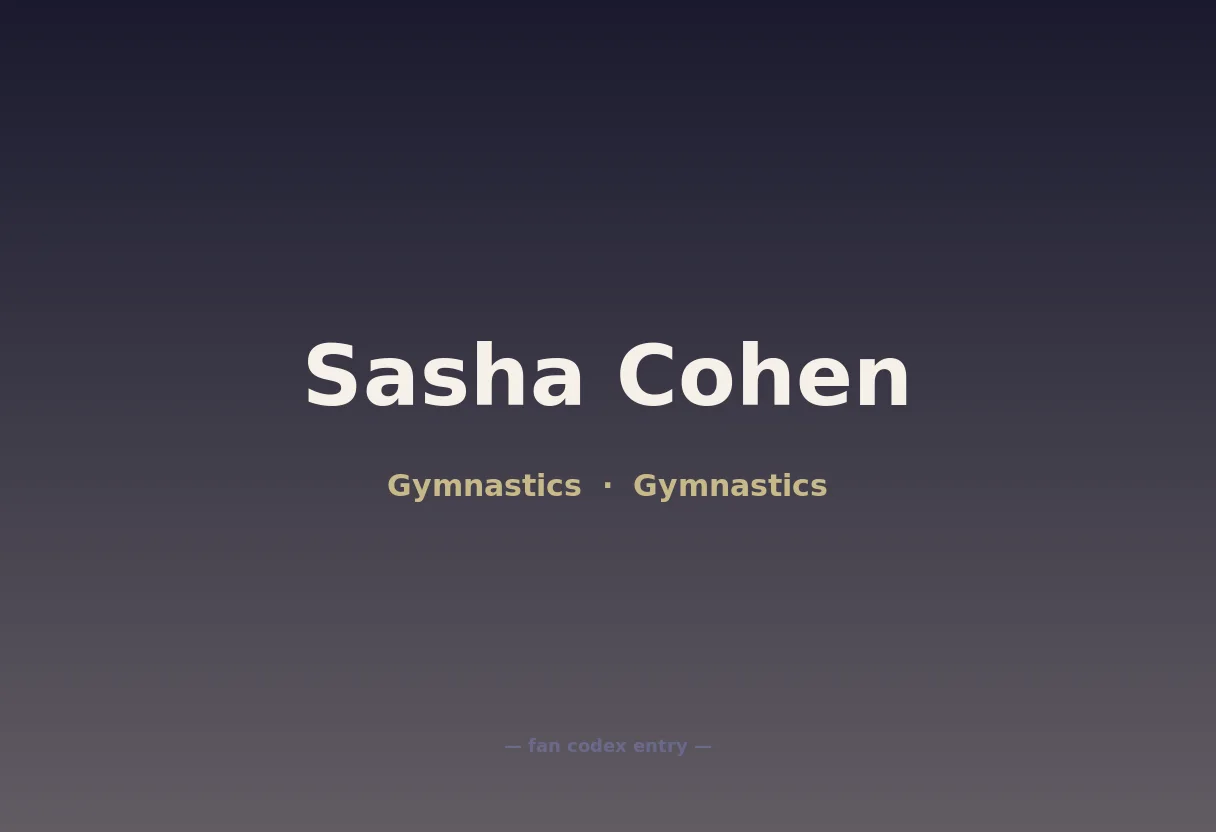 Sasha Cohen