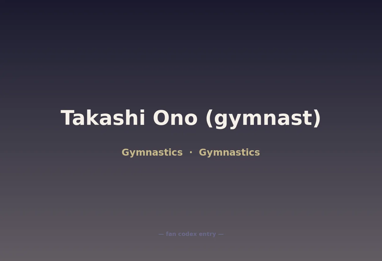 Takashi Ono (gymnast)