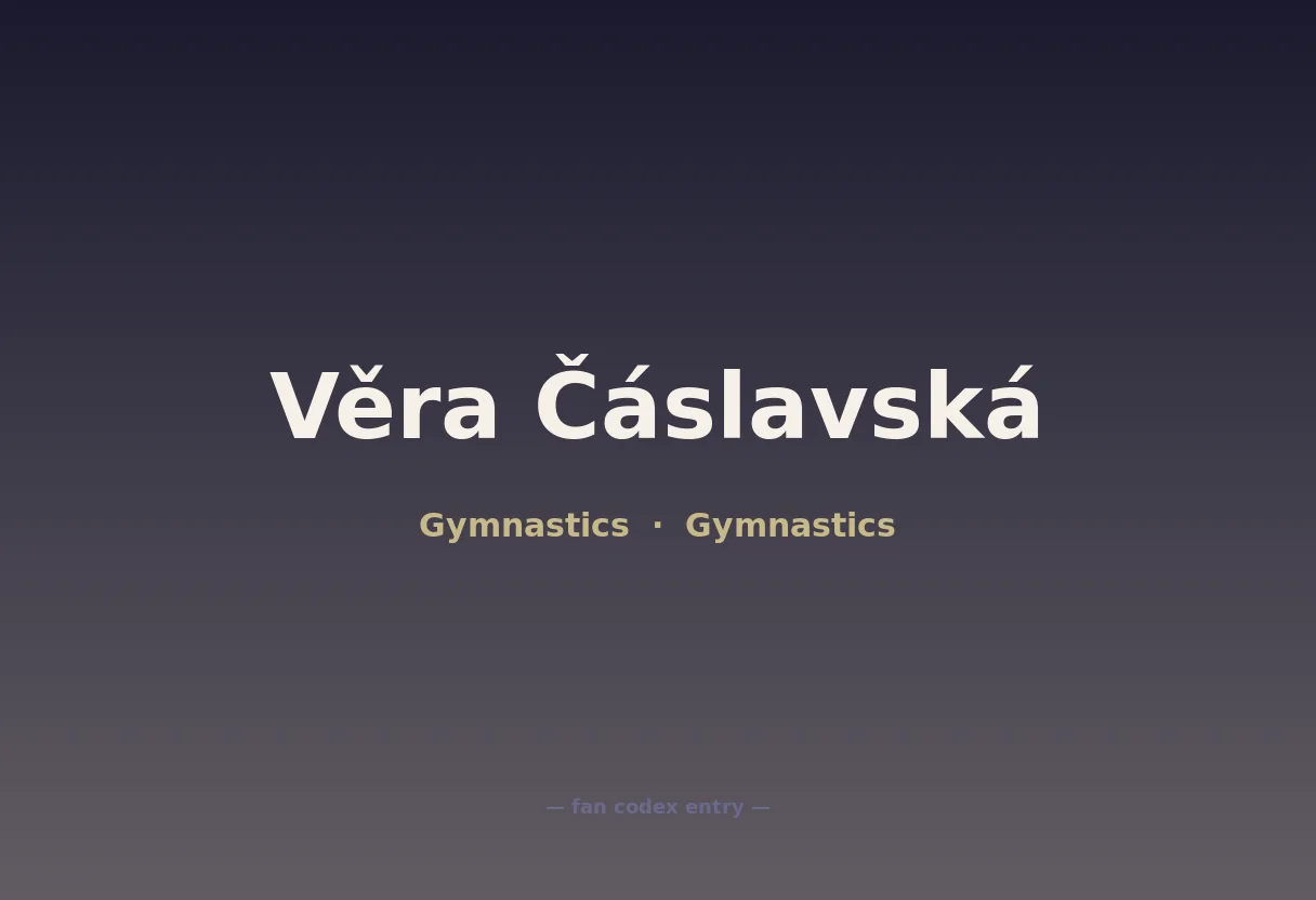 Věra Čáslavská
