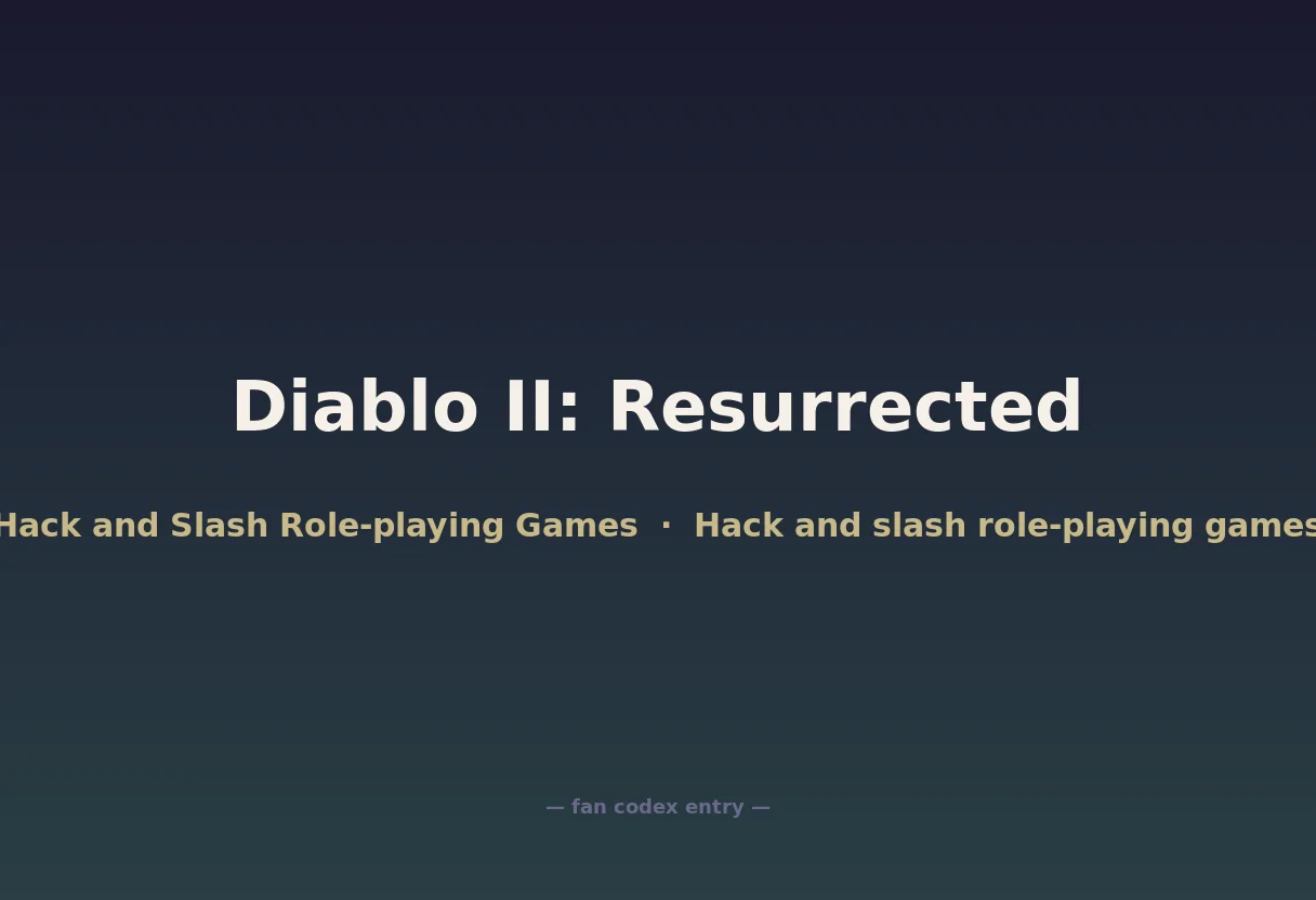 Diablo II: Resurrected