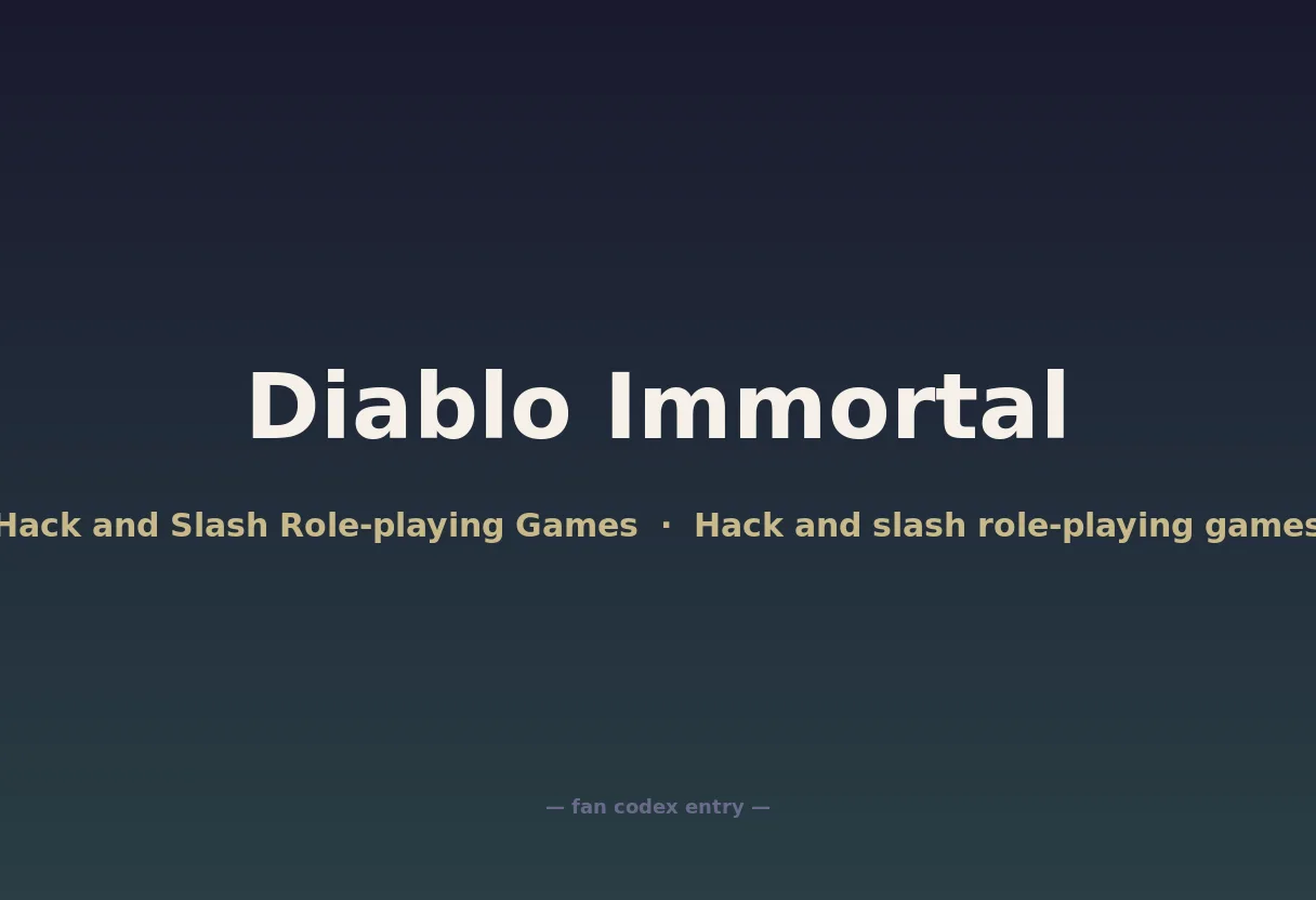 Diablo Immortal