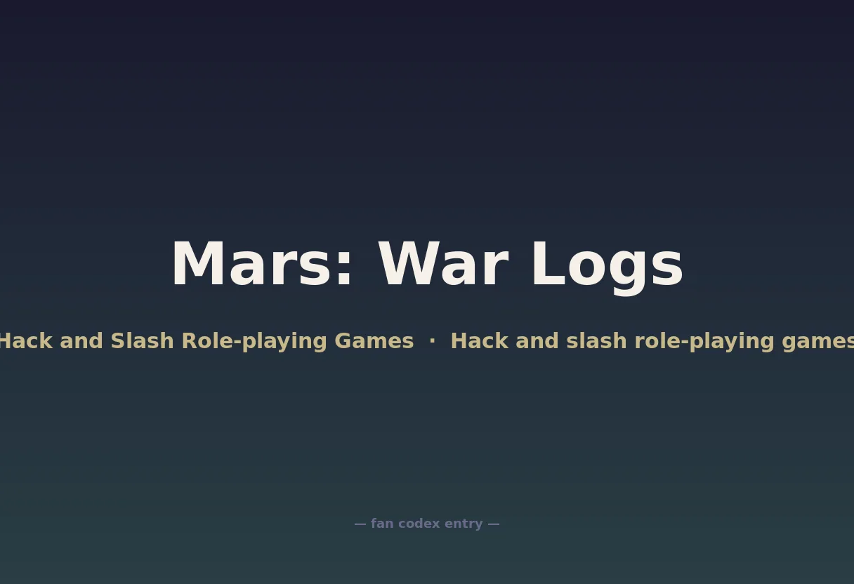 Mars: War Logs