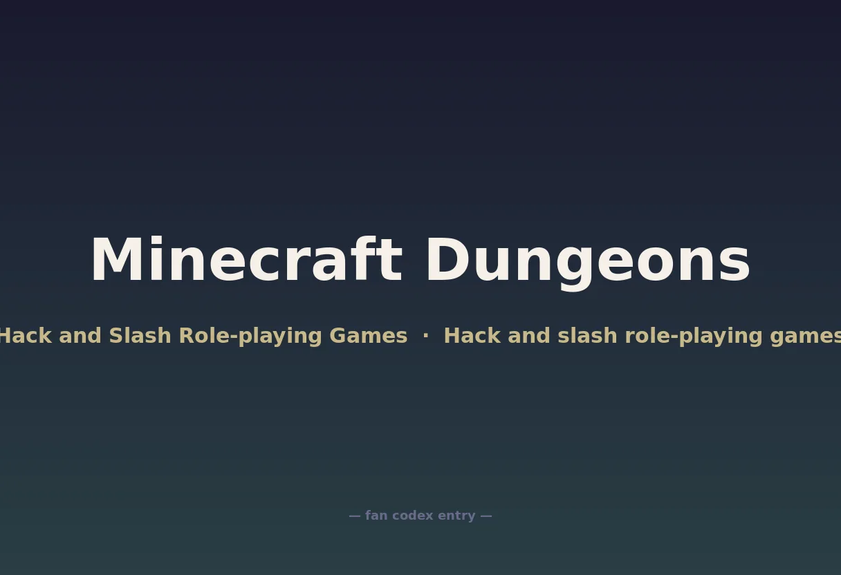 Minecraft Dungeons
