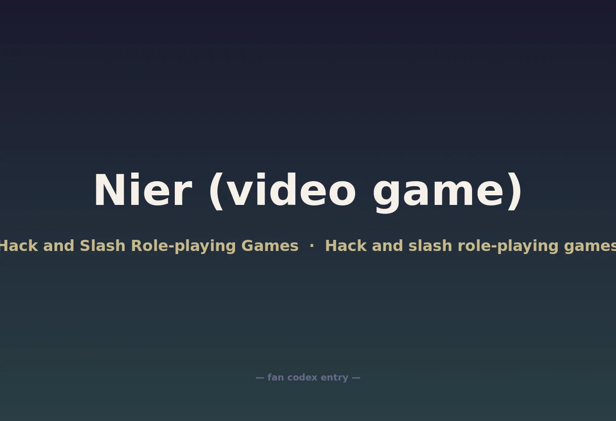 Nier (video game)