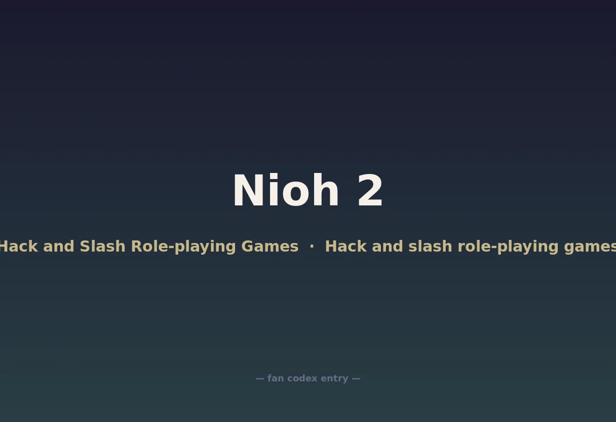 Nioh 2