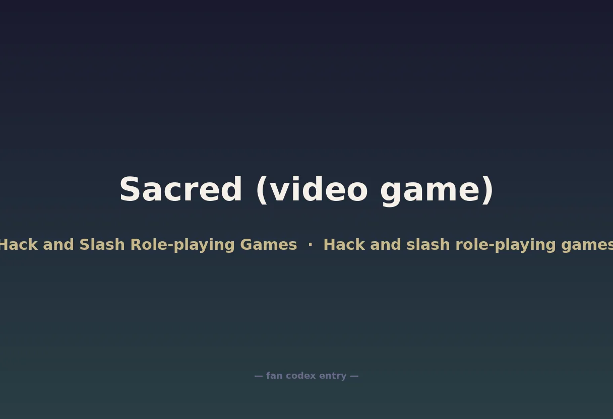 Sacred (video game)