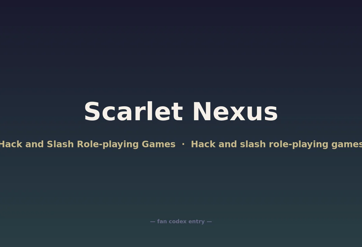 Scarlet Nexus