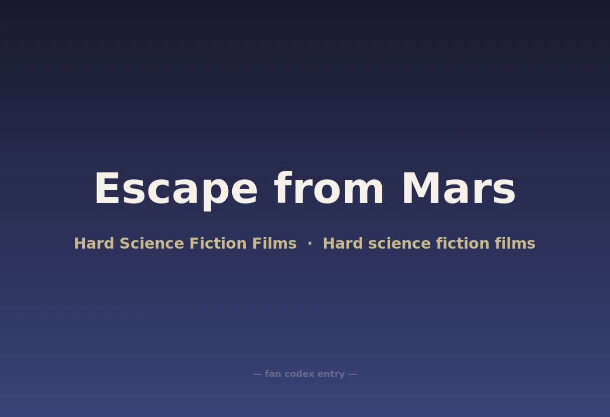 Escape from Mars