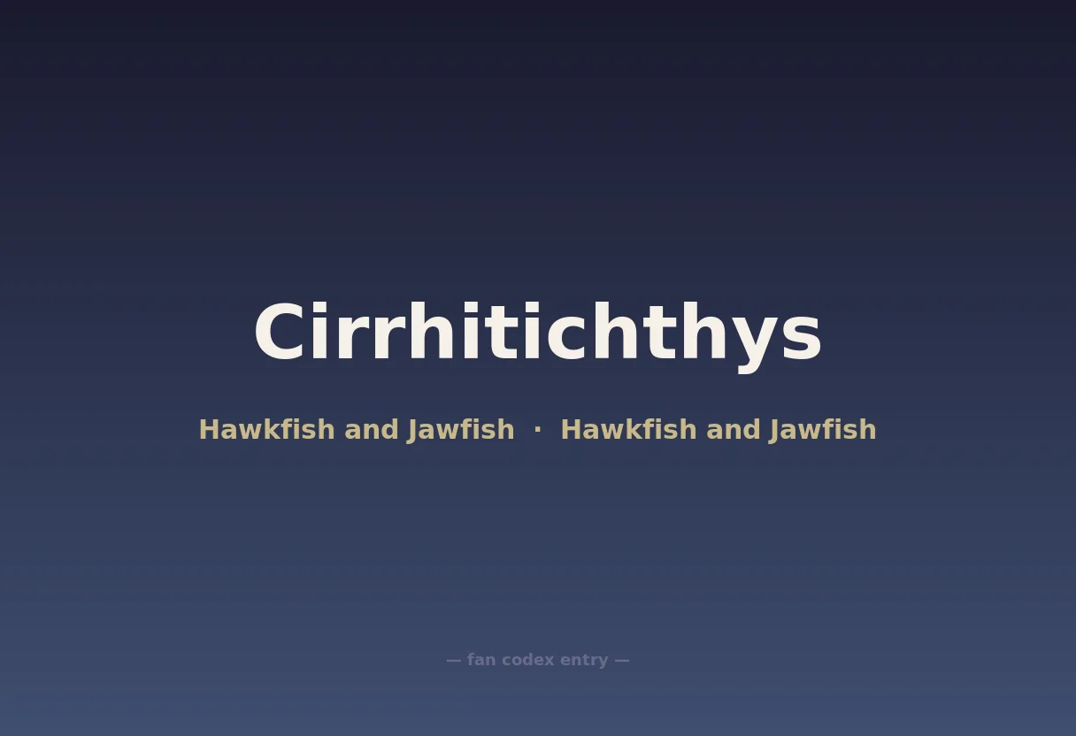 Cirrhitichthys