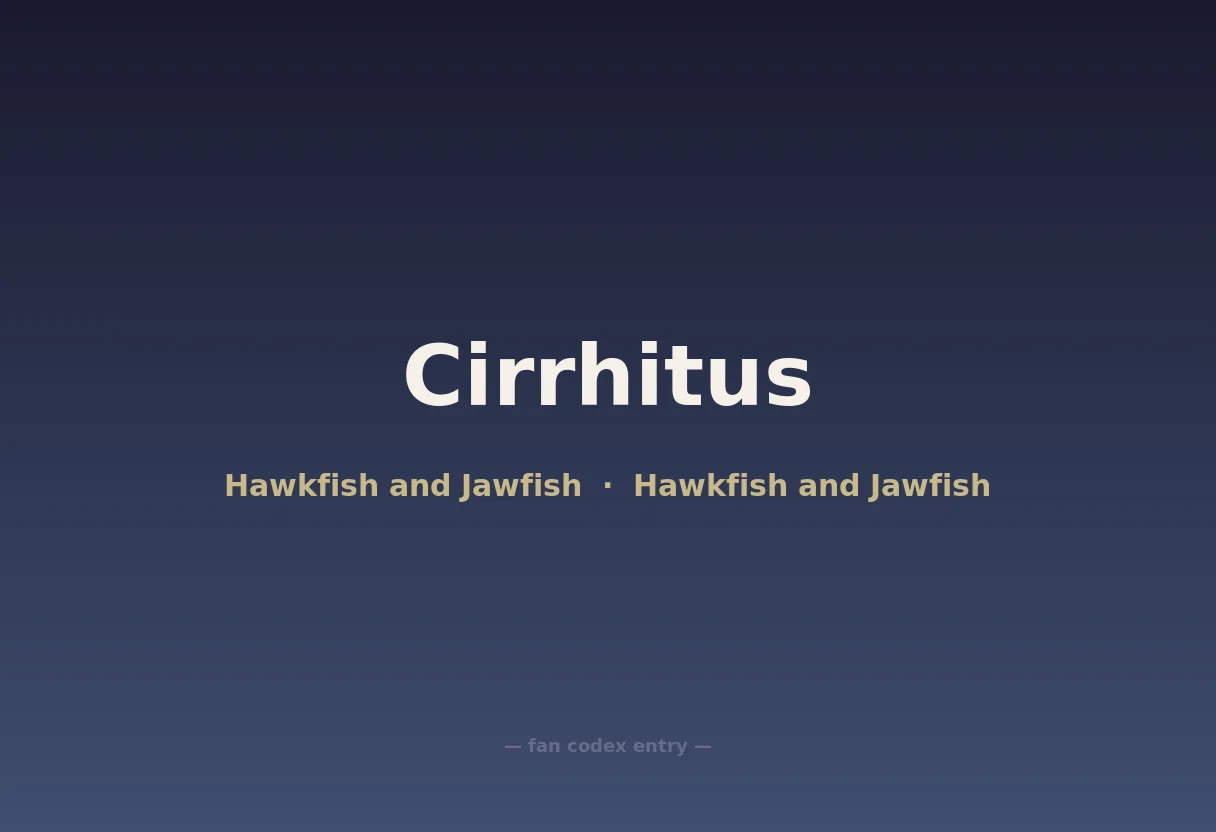 Cirrhitus