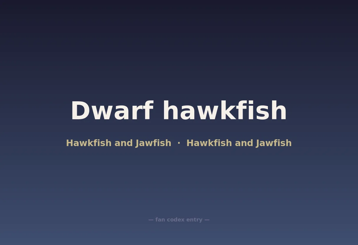 Dwarf hawkfish