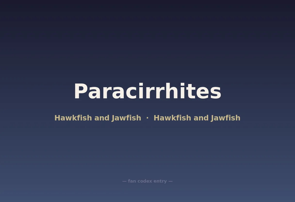 Paracirrhites