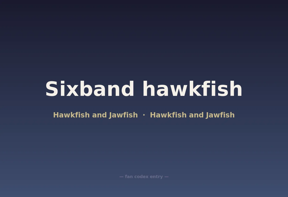 Sixband hawkfish