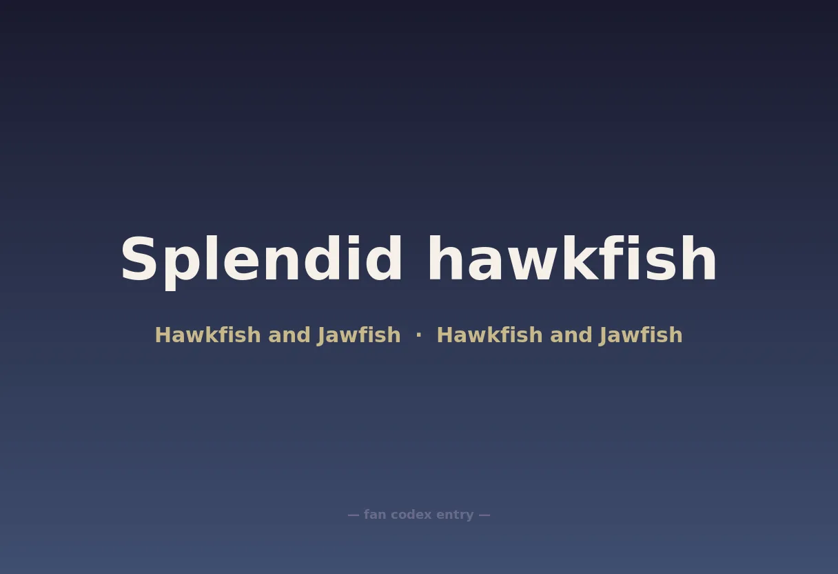 Splendid hawkfish