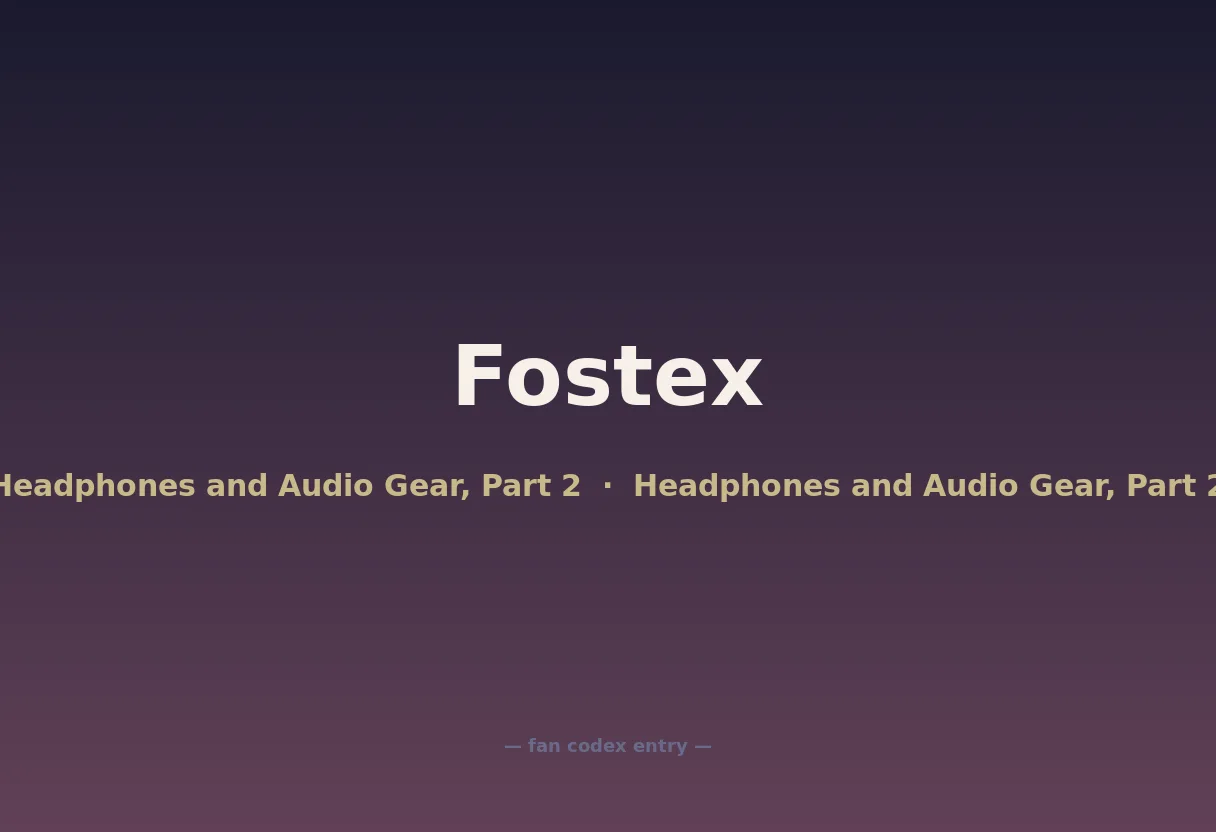 Fostex