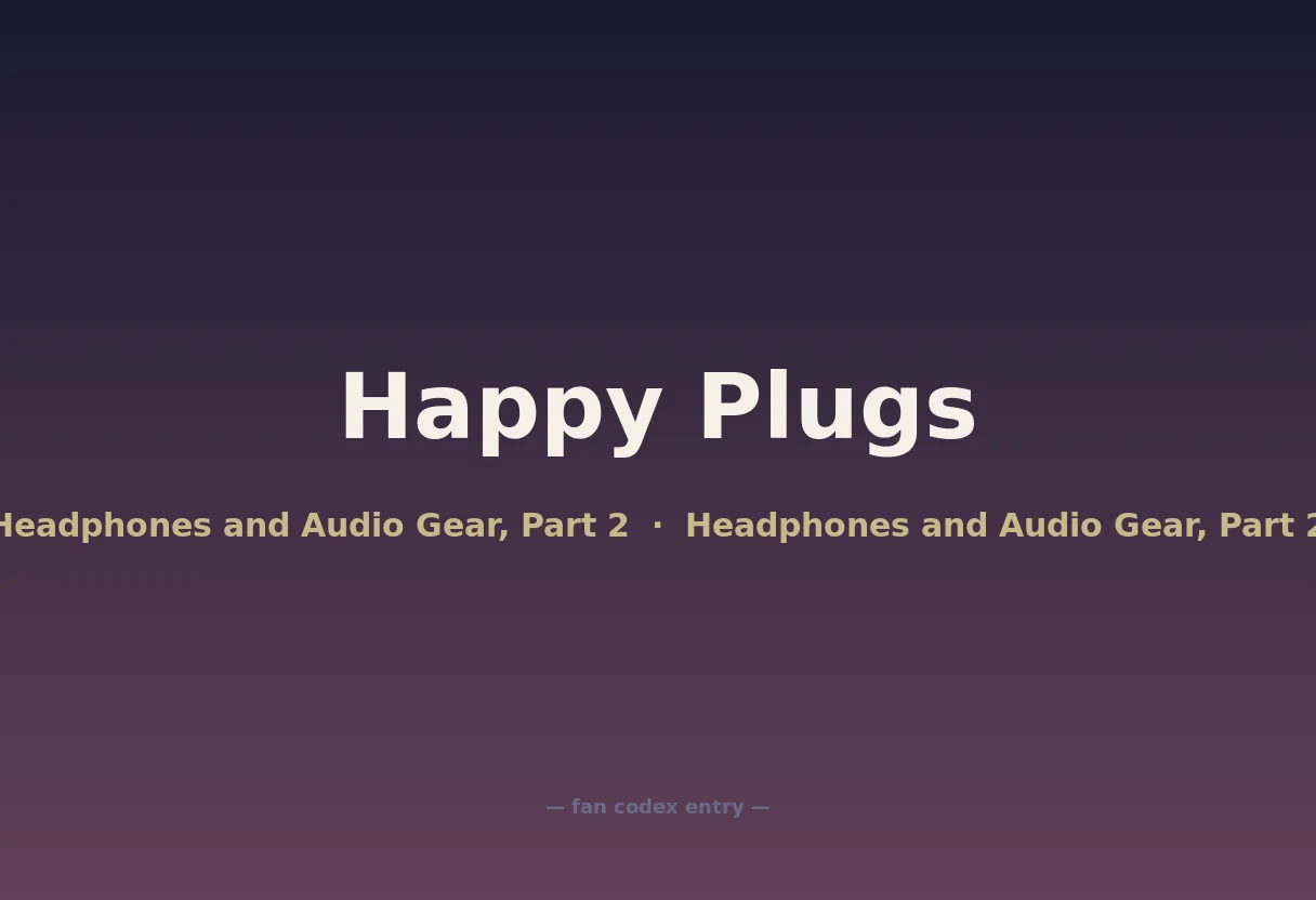 Happy Plugs